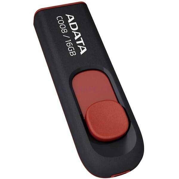فلش مموری ای دیتا C008 ظرفیت 16 گیگابایت | USB 2.0 کشویی ADATA C008
