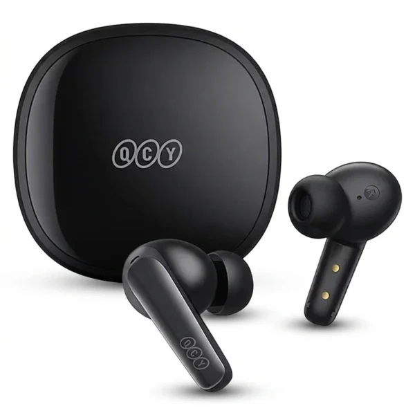 هدفون بلوتوثی QCY T13X | هندزفری بی‌سیم با ENC، میکروفون چهارگانه و USB-C
