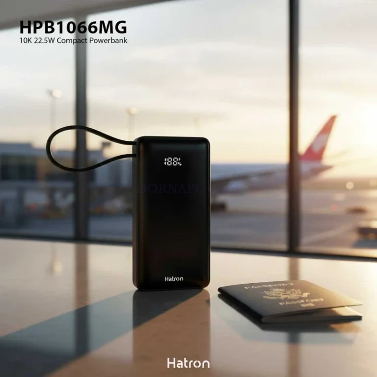 پاوربانک هترون مدل Hatron HPB1066MG 10000mAh 22.5W